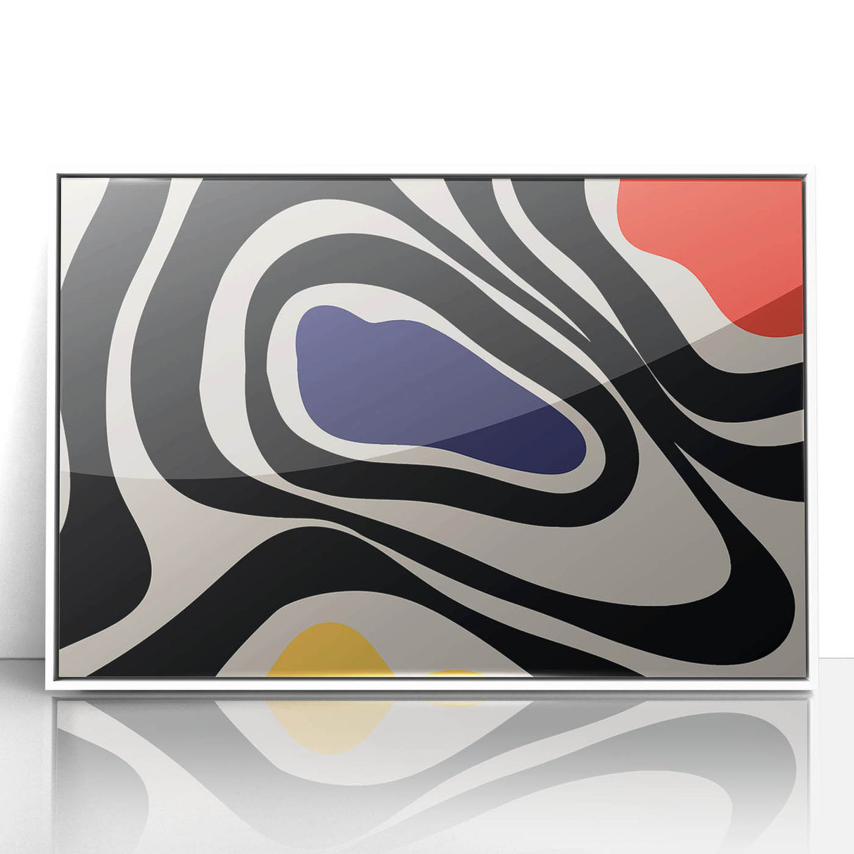 Bohemian Wall Art | Colorful Abstract Boho Decor Canvas | Eclectic Art Print