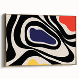 Bohemian Wall Art | Colorful Abstract Boho Decor Canvas | Eclectic Art Print