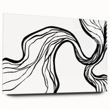 Bohemian Wall Art - Eclectic Boho Decor Canvas in Artistic Flowing Style