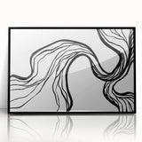 Bohemian Wall Art - Eclectic Boho Decor Canvas in Artistic Flowing Style