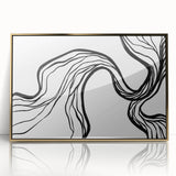 Bohemian Wall Art - Eclectic Boho Decor Canvas in Artistic Flowing Style