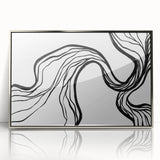 Bohemian Wall Art - Eclectic Boho Decor Canvas in Artistic Flowing Style