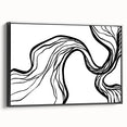 Bohemian Wall Art - Eclectic Boho Decor Canvas in Artistic Flowing Style