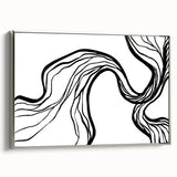 Bohemian Wall Art - Eclectic Boho Decor Canvas in Artistic Flowing Style