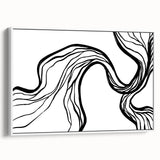 Bohemian Wall Art - Eclectic Boho Decor Canvas in Artistic Flowing Style