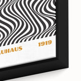 Bohemian Wall Art | Bauhaus 1919 Black and White Optical Boho Print
