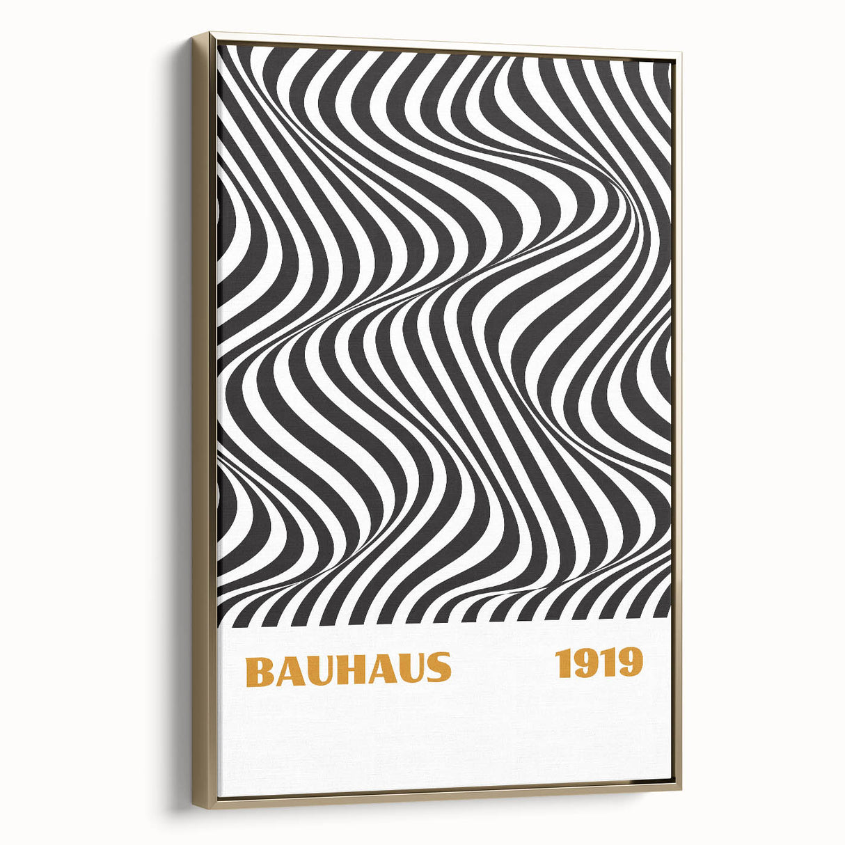 Bohemian Wall Art | Bauhaus 1919 Black and White Optical Boho Print