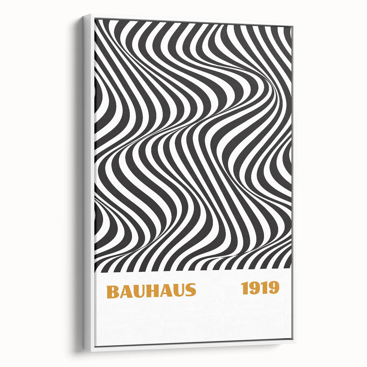 Bohemian Wall Art | Bauhaus 1919 Black and White Optical Boho Print