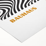 Bohemian Wall Art | Bauhaus 1919 Black and White Optical Boho Print