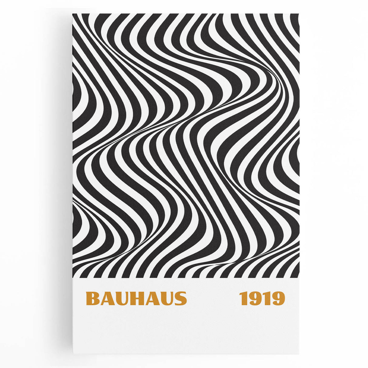 Bohemian Wall Art | Bauhaus 1919 Black and White Optical Boho Print
