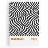 Bohemian Wall Art | Bauhaus 1919 Black and White Optical Boho Print