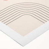 Bohemian Wall Art - Modern Geometric Boho Decor with Earthy Tones