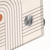 Bohemian Wall Art - Retro Geometric Boho Decor with Terracotta Tones