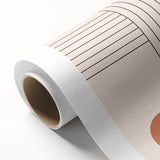 Bohemian Wall Art - Retro Geometric Boho Decor with Terracotta Tones