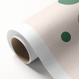 Bohemian Wall Art - Modern Geometric Boho Decor with Green Accents