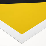 Boho Chic Wall Hanging - Bold Abstract Bohemian Art in Red and Yellow