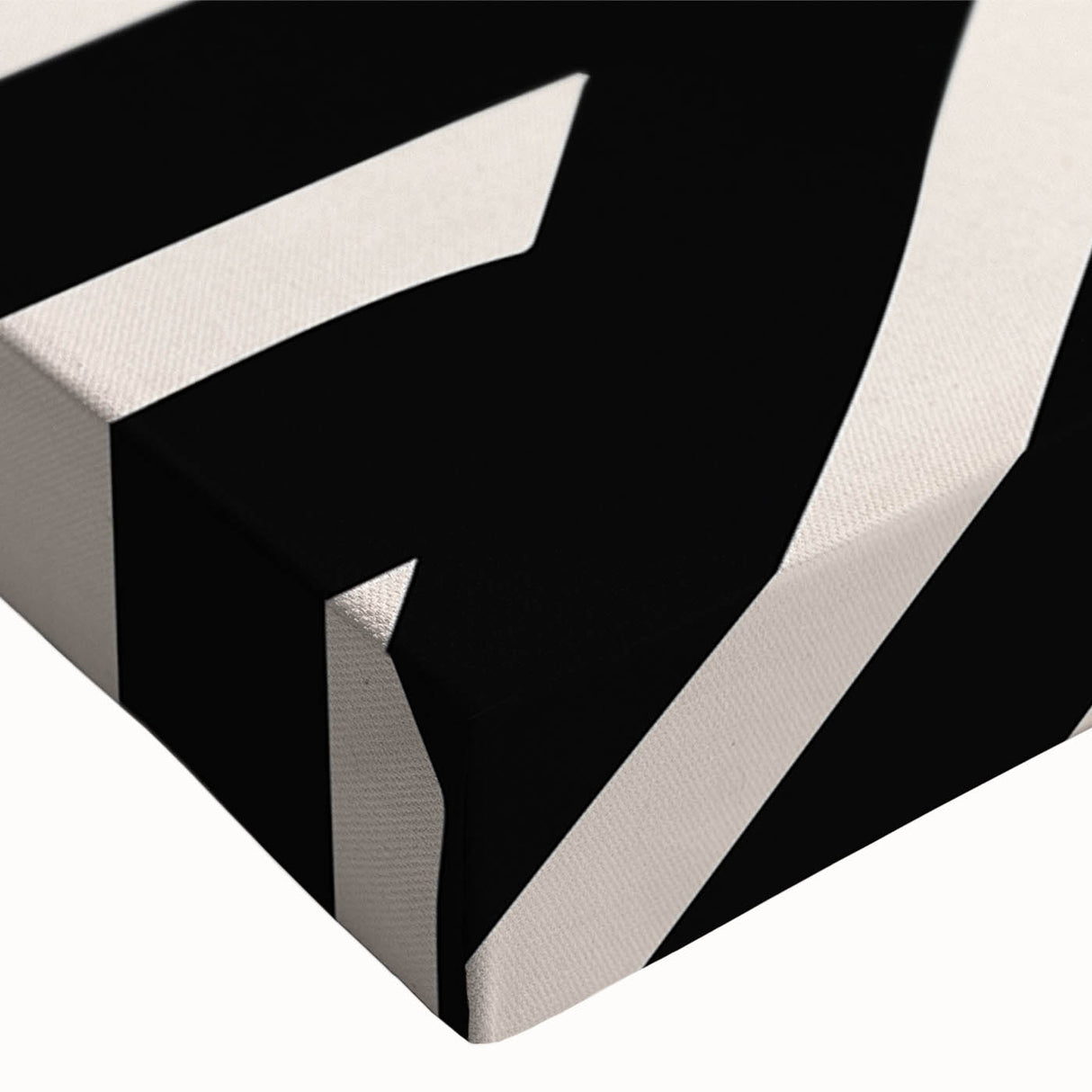Boho Wall Decor - Modern Black and White Abstract Bohemian Canvas