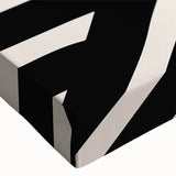 Boho Wall Decor - Modern Black and White Abstract Bohemian Canvas