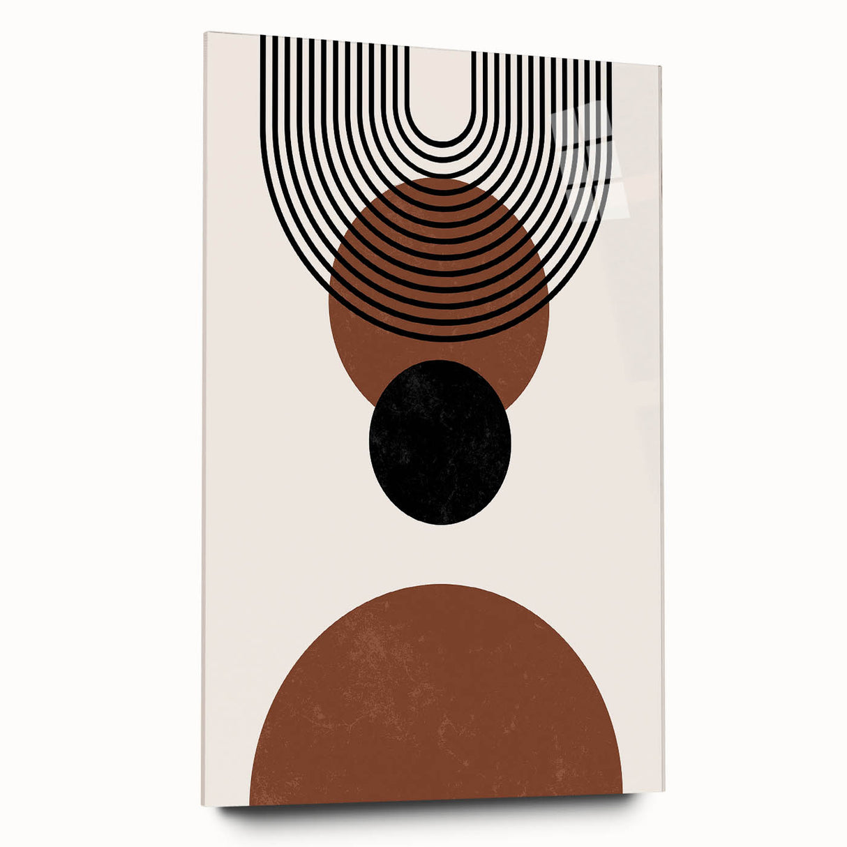 Bohemian Wall Art | Minimalist Geometric Circles Print | Boho Decor
