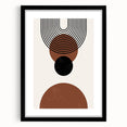 Bohemian Wall Art | Minimalist Geometric Circles Print | Boho Decor