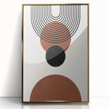 Bohemian Wall Art | Minimalist Geometric Circles Print | Boho Decor