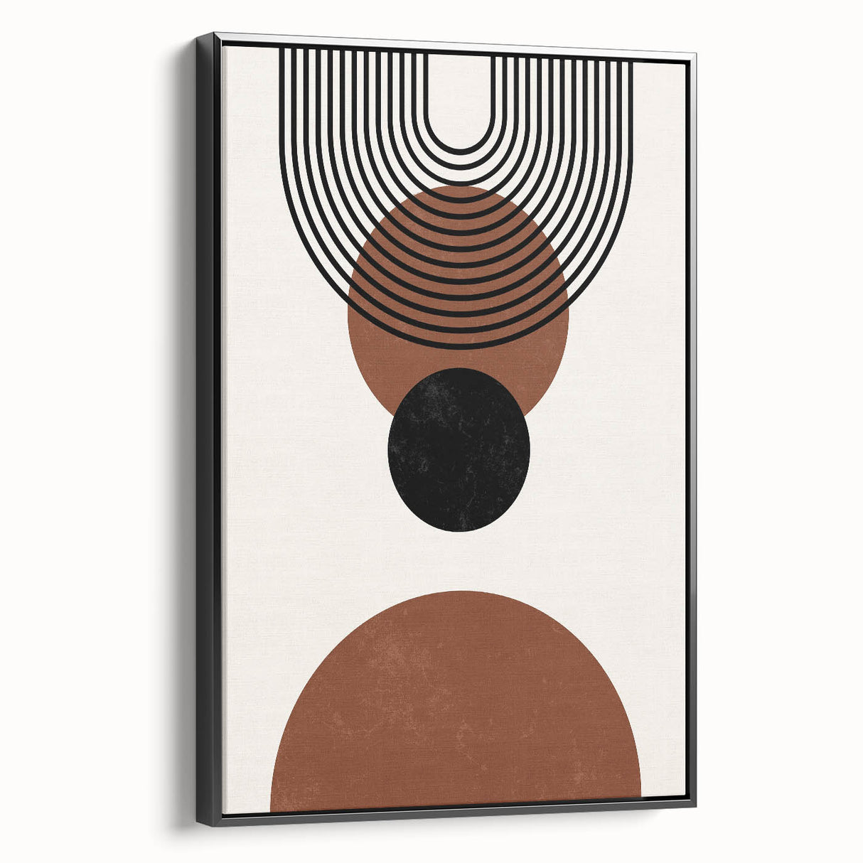 Bohemian Wall Art | Minimalist Geometric Circles Print | Boho Decor