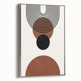 Bohemian Wall Art | Minimalist Geometric Circles Print | Boho Decor