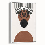 Bohemian Wall Art | Minimalist Geometric Circles Print | Boho Decor