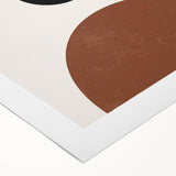 Bohemian Wall Art | Minimalist Geometric Circles Print | Boho Decor