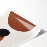 Bohemian Wall Art | Minimalist Geometric Circles Print | Boho Decor