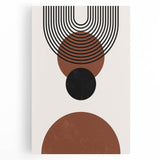 Bohemian Wall Art | Minimalist Geometric Circles Print | Boho Decor