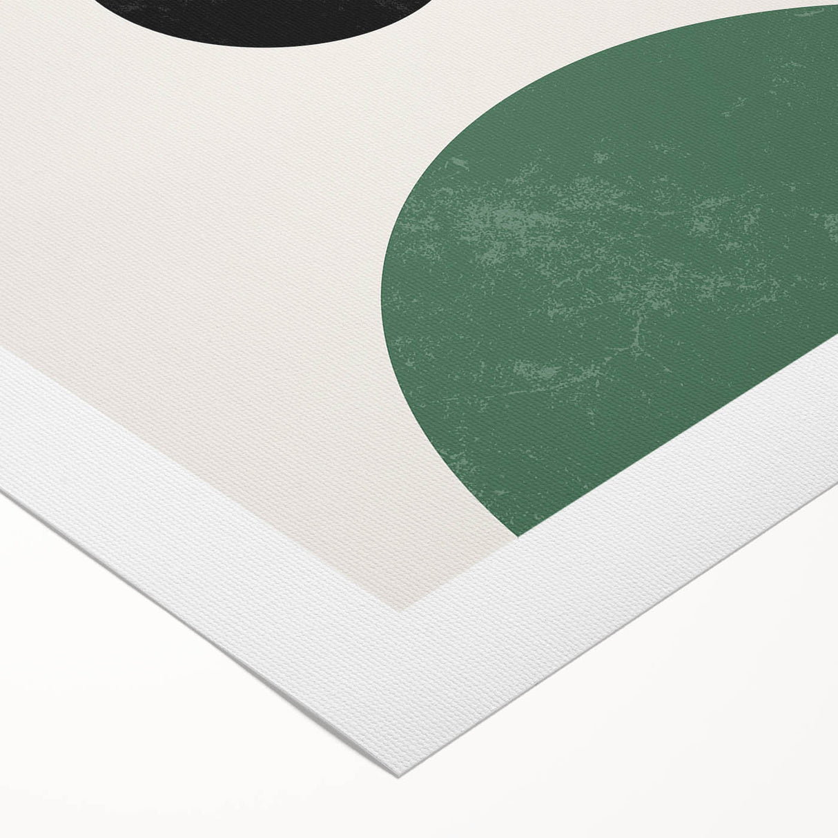 Bohemian Wall Art | Minimalist Green Geometric Circles Print | Boho Decor