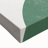 Bohemian Wall Art | Minimalist Green Geometric Circles Print | Boho Decor