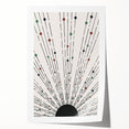 Bohemian Wall Art | Minimalist Abstract Sunburst Design | Boho Decor