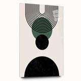 Bohemian Wall Art | Minimalist Geometric Circles Design | Boho Decor