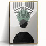 Bohemian Wall Art | Minimalist Geometric Circles Design | Boho Decor