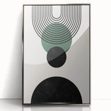 Bohemian Wall Art | Minimalist Geometric Circles Design | Boho Decor