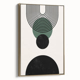 Bohemian Wall Art | Minimalist Geometric Circles Design | Boho Decor