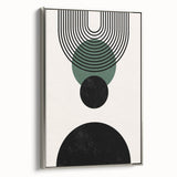 Bohemian Wall Art | Minimalist Geometric Circles Design | Boho Decor