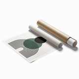 Bohemian Wall Art | Minimalist Geometric Circles Design | Boho Decor