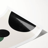 Bohemian Wall Art | Minimalist Geometric Circles Design | Boho Decor