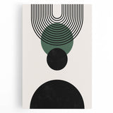 Bohemian Wall Art | Minimalist Geometric Circles Design | Boho Decor