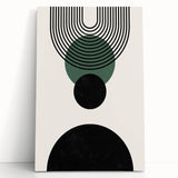 Bohemian Wall Art | Minimalist Geometric Circles Design | Boho Decor