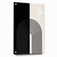 Bohemian Wall Art | Minimalist Black & White Arched Design | Boho Decor