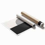 Bohemian Wall Art | Minimalist Black & White Arched Design | Boho Decor