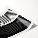 Bohemian Wall Art | Minimalist Black & White Arched Design | Boho Decor