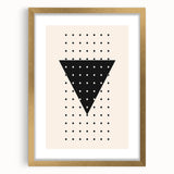 Bohemian Wall Art | Minimalist Geometric Triangle Design | Boho Decor
