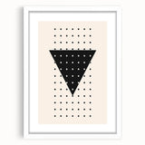 Bohemian Wall Art | Minimalist Geometric Triangle Design | Boho Decor
