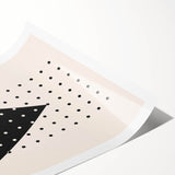 Bohemian Wall Art | Minimalist Geometric Triangle Design | Boho Decor