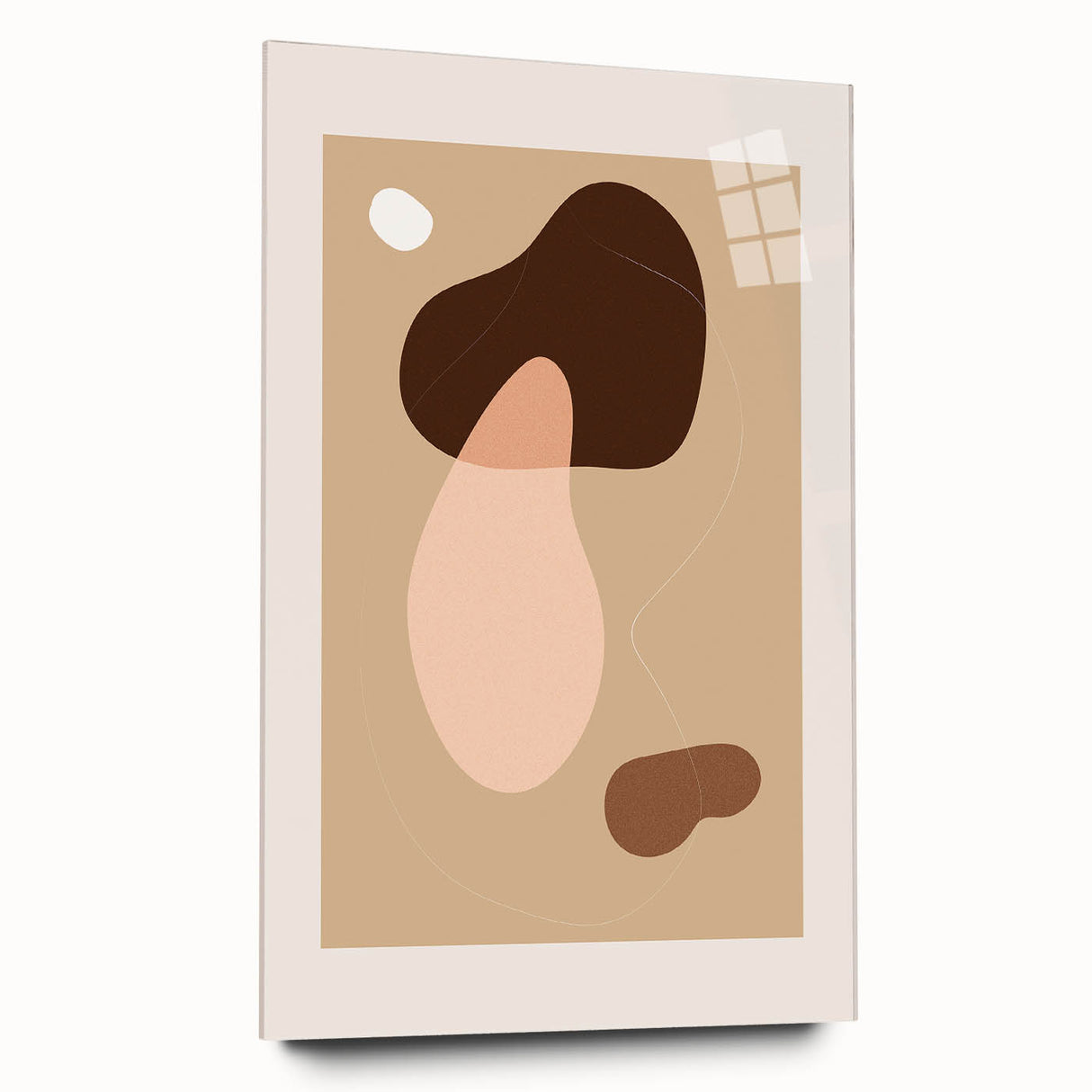 Bohemian Wall Art | Abstract Organic Shapes in Warm Earth Tones | Boho Decor